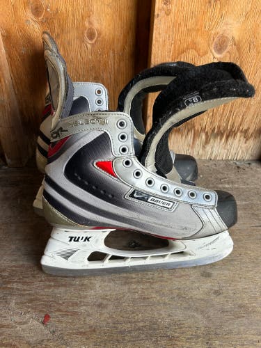 Bauer Select II Size 8.5EE Hockey Skates, Excellent Condition