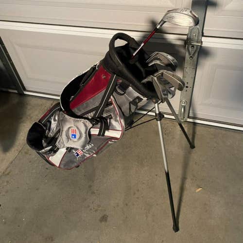 USKG Junior Golf Club Set 60" Child Height With Bag