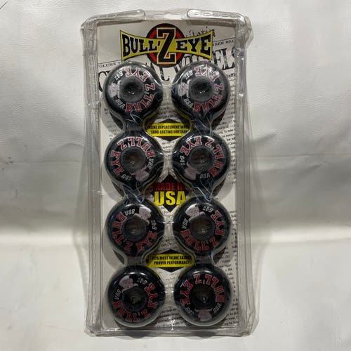 Bull’Z Eye 8-pack 64mm 88A inline Roller hockey wheels Vintage