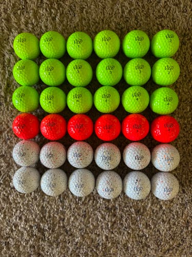 Used Vice Pro Plus Golf Balls