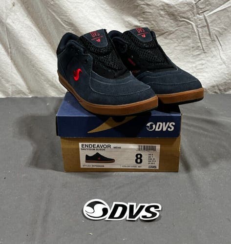 DVS Endeavor Navy Suede/Gum Skateboard Shoes DVF0000226 US 8 EU 41 NEW