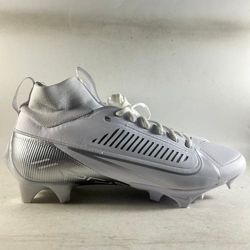 Nike Vapor Edge Pro 360 2 Mens Football Cleats White Silver Size 9.5 DA5456-102