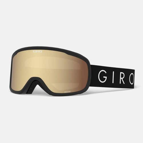 Giro Moxie Ski/Snowboard Goggles Black Core Light Amber Gold & Yellow Lenses NEW
