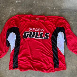 Red New Goalie Cut Men's Jersey