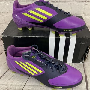 Adidas V23959 F50 adizero TRX FG Women's Soccer Cleats Purple Yellow US Size 5