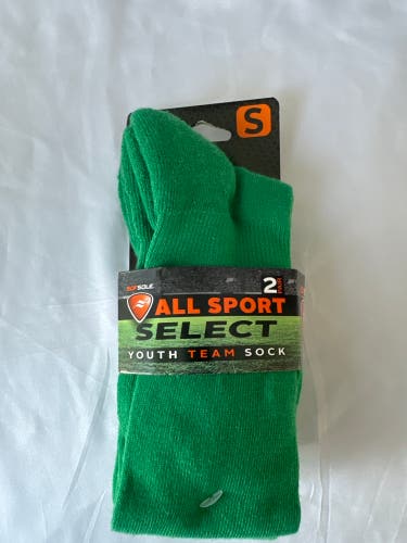 Green Sofsol All Sport Youth Team Socks Size 13C-4Y
