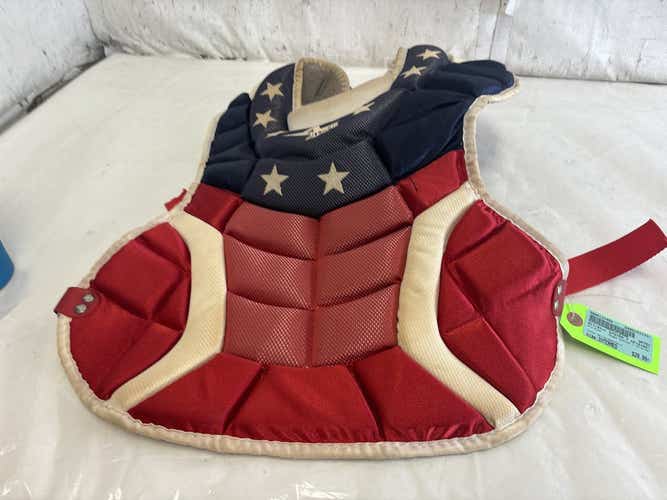 Used All-star System 7 Cp1216s7 Intermediate Baseball Catcher's Chest Protector