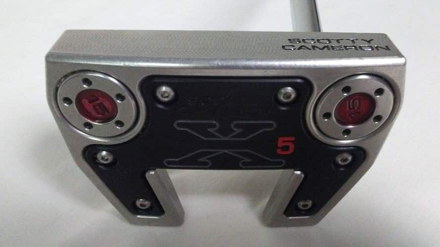 Scotty Cameron Futura X 5 Dual Balance Putter (38", Mallet) Milled Golf Club