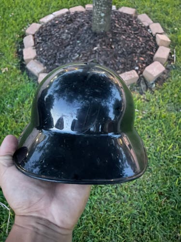 catchers helmet black