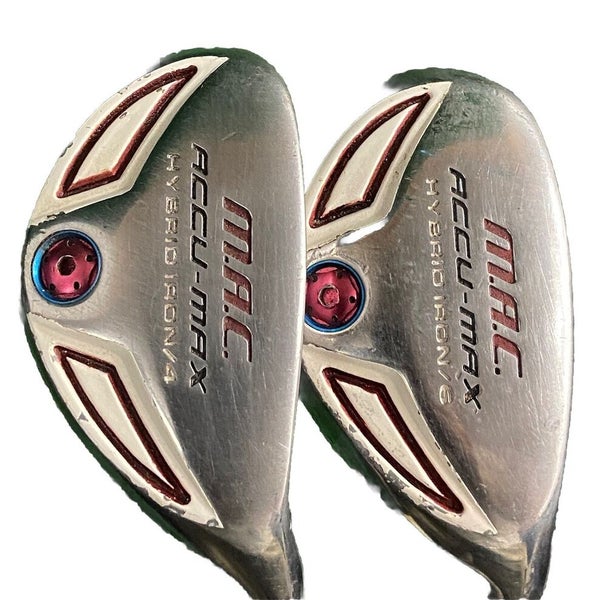 Simon Golf Accu-Max M.A.C. Hybrid Set 4H, 6H Ladies Graphite Nice Grips Women RH