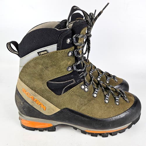 Scarpa Grand Dru GTX Men Size 12.5 Brown Leather Mountaineering Hiking Boots