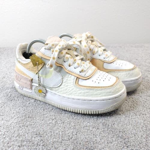 Nike Air Force 1 Shadow  Spruce Aura Womens 5.5 Shoes White Low 2019 CK3172-002