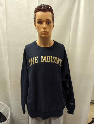 NWT Mount St. Mary's Champion Reverse Weave Pullover Crewneck XL NCAA