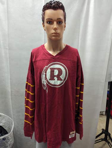Washington Redskins Mitchell & Ness Long Sleeve Shirt 4XL NFL