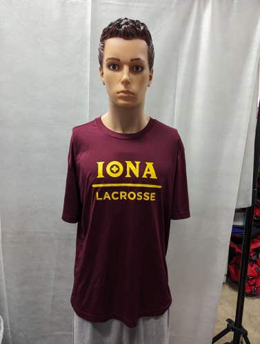 Team Issued Iona Gales Lacrosse Shirt L NCAA