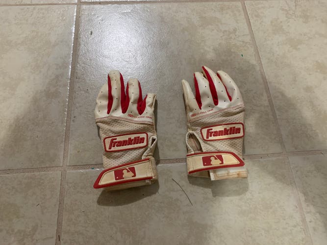 Used Small Franklin Pro Classic Batting Gloves