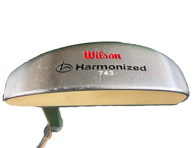 Wilson Harmonized 743 Insert Putter RH Steel 34.5 Inches With Nice Original Grip