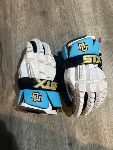 STX Large Rzr Lacrosse Custom Gloves
