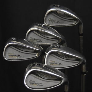 KING COBRA 3400I/XH GOLF IRONS SET 6-9 S LENGTH 38 IN, FLEX: SENIOR RH NEW GRIPS