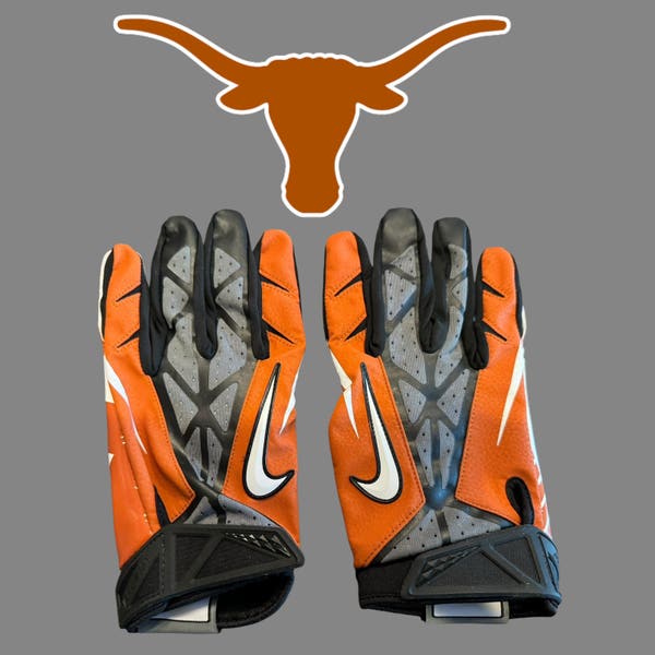 【新品未使用】vaper jet texas Longhorns Nike Texas Longhorns 2013 Red River Rivalry Vapor Jet 2.0 Gloves