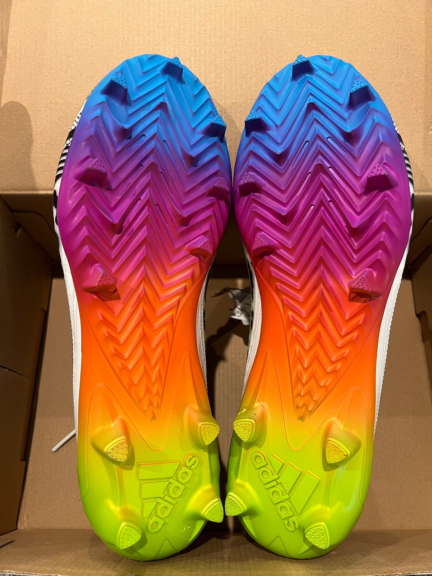 Men's Size 12.5 Adidas Adizero 12.0 'Mismatch' Football
