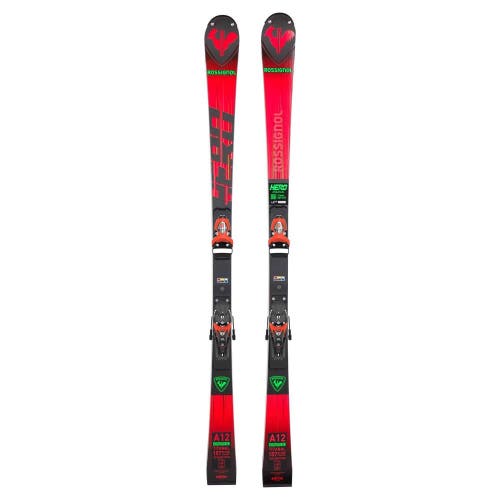 New 2024 157cm Rossignol Hero FIS SL R22 Skis + Look Spx 15 Rockerace