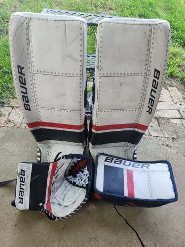 Used 34" Bauer 1X Pro Odin Regular Goalie Full Set