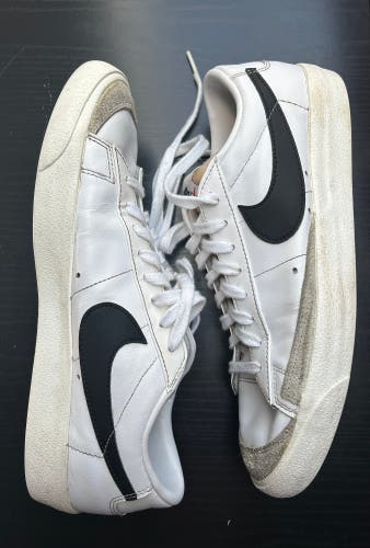 White Used Size 9.0 (Women's 10) Nike Blazer Low