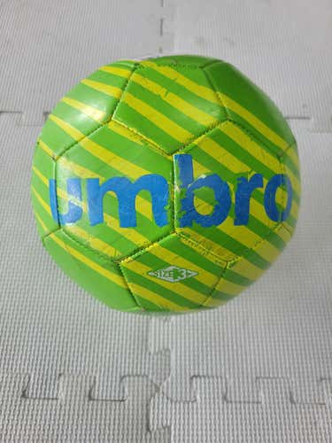 Used Umbro Size 3 3 Soccer Balls