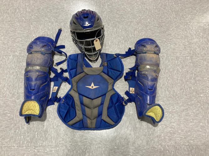 Used Intermediate All Star System 7 Axis Catcher's Set