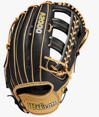 Wilson A2000 1810SS Outfielder's Baseball Glove (New) 12.75" - Black/Tan