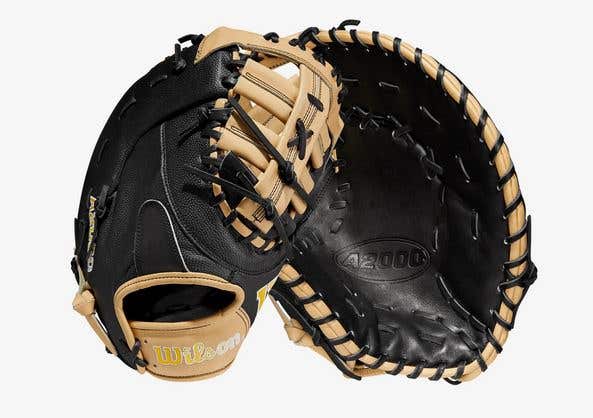Wilson A2000 1679SS First Base Baseball Mitt (New) 12.5" - Black/Blonde