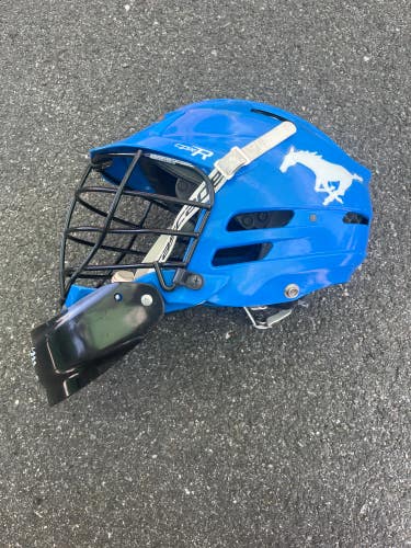 Blue Used Adult Goalie Cascade CPX-R Helmet