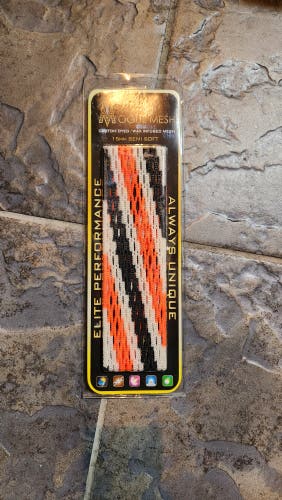 New In Package - Mogul Mesh Dyed - Wax Infused (Orange/Black Slasher Color Way) [6992]