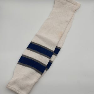 Lightly Used White Stripe Senior Socks