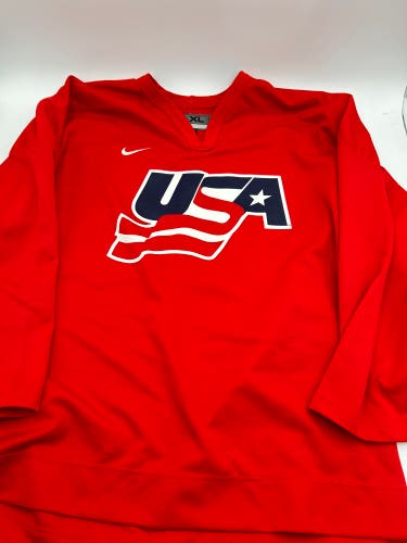 Team USA Red Used XL Nike Jersey