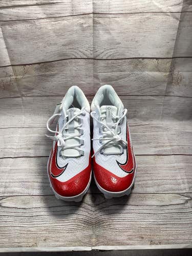 Size 12.5 - NEW Nike Alpha Huarache Elite 4 MCS Baseball Cleats Red FD6255-102