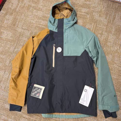 686 Gore-Tex Shell Snowboard Jacket 2024 cypress green colorblock