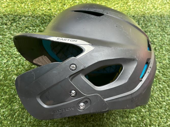 Easton Baseball Pro X Batting Helmet w/ Jaw Guard - MATTE RHB BK - 7 1/8 to 7 1/2