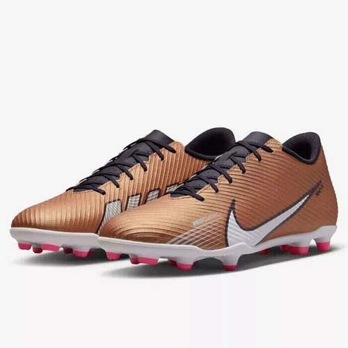 Nike Adult Unisex Vapor 15 Club FG/MG DR5953-810 Copper Soccer Cleats NIB