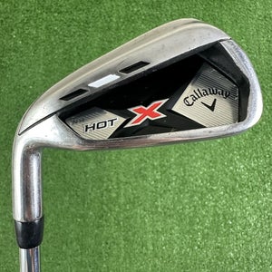 Callaway X Hot 2013 6 Iron Steel Speed Step 85 Stiff Flex Left Handed 37.5