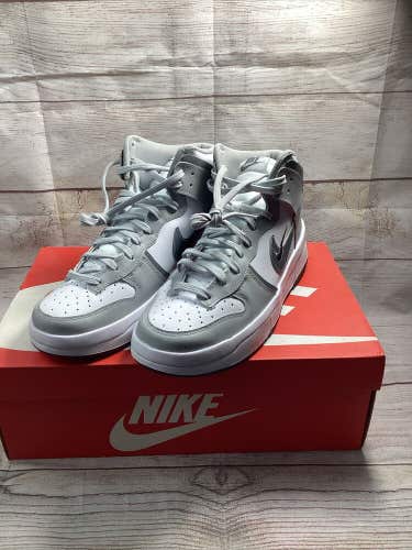 Nike Women's Dunk High Up 'Light Smoke Grey' DH3718-106 size 12