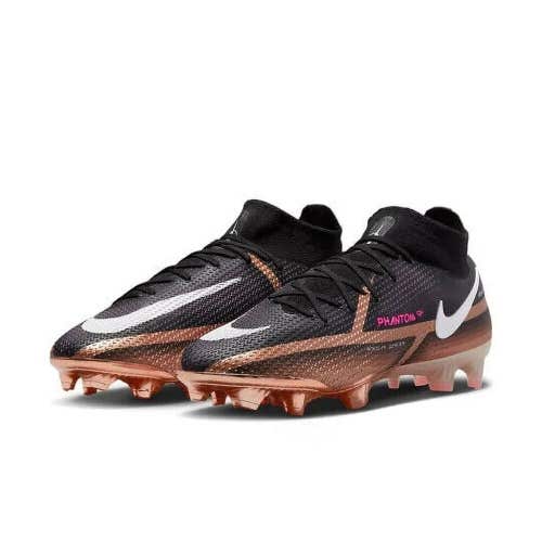 Nike Adult Phantom GT2 Elite DF FG DR5955 11.5 Copper Black Soccer Cleats NIB