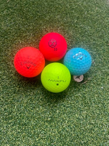 Random Colored Golf Balls 36 For 25$