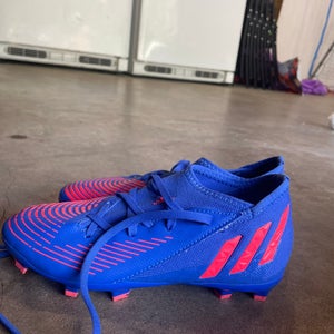 Adidas soccer cleats kids ( size 3and a half ) ( blue )