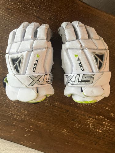 Used  STX 12" Cell V Lacrosse Gloves