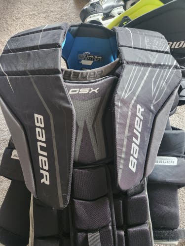 Used Large Bauer GSX Goalie Chest Protector