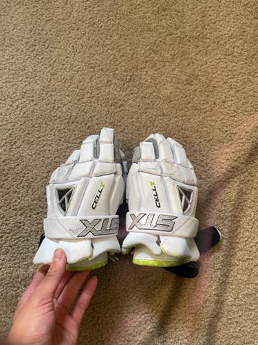 Used STX Cell V Lacrosse Gloves Large