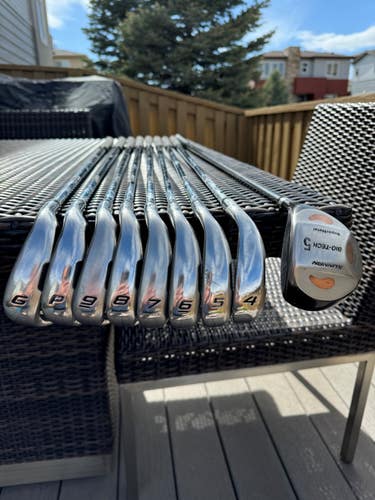 Used Men's King Cobra S9 Right Handed Iron Set Regular Flex 9 Pieces Steel Shaft