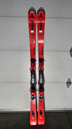 Used 2021 Men's Atomic 165 cm Racing Redster S9 Skis With Bindings Max Din 16